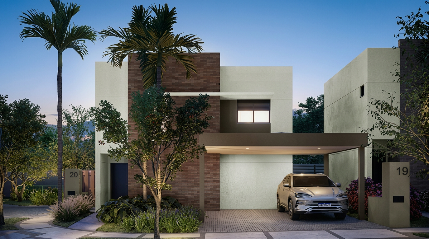 Fachada do Residencial Maziero - Lançamento em Betel Paulínia